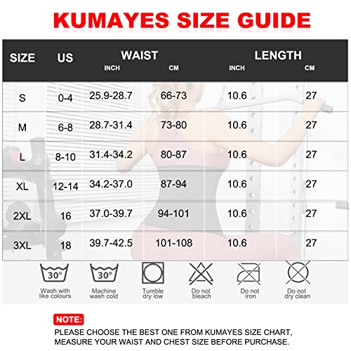 Kumayes Sweat Waist Trainer Trimmer For Women Lower Belly Fat Workout Belt Sweat Band Weight Loss Sauna Suit Hot Body Shapers Black #TOP5