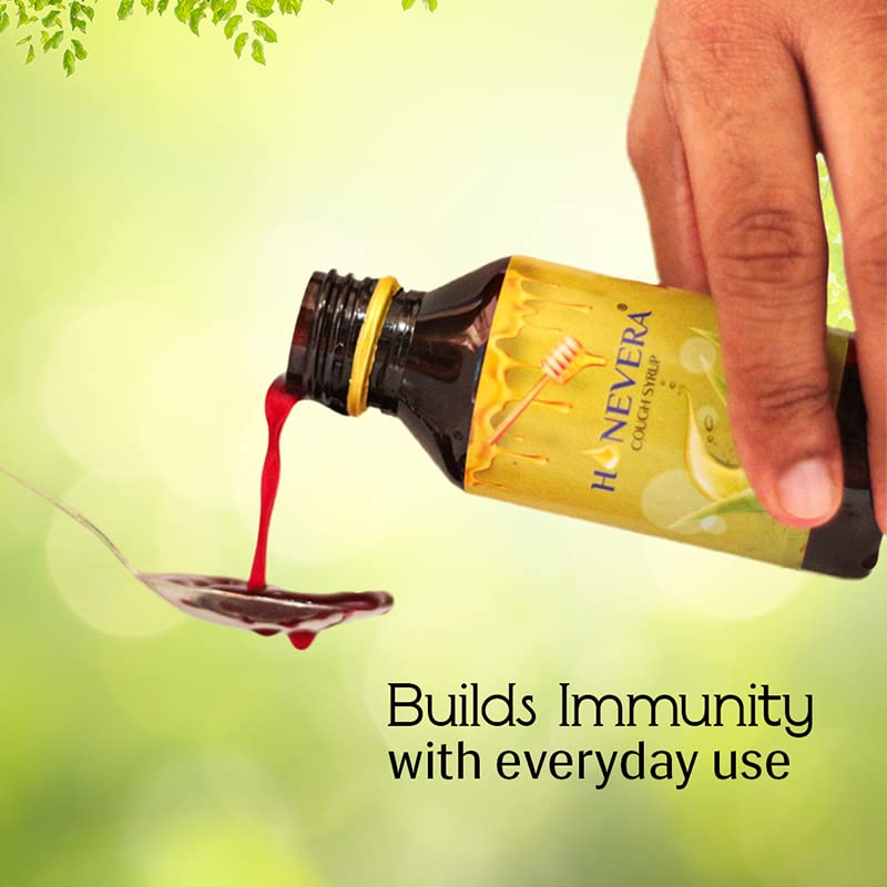 Dry cough, wet cough and honey for sore throat, Ayurvedic cough syrup. 100 ml pack of 2 Dry cough, wet cough and honey for sore throat, Ayurvedic cough syrup. 100 ml pack of 2