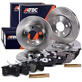 ATEC Germany Bremsenset inkl. Bremsscheiben Vorne Ø 256 mm Belüftet
