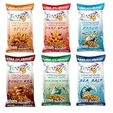 Feel Festive Roasted Chickpeas Variety Snack Pack - Crunchy Balanced Macro Nut Free Healthy Garbanzo Beans - Non-GMO Vegan Soy-Free - Convenient 12 Bags