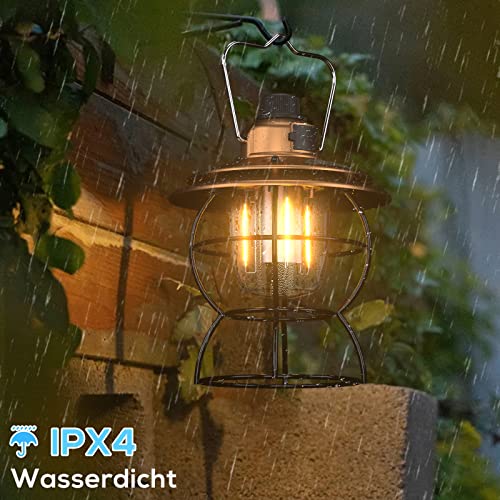 Chilymes Lanterna da campeggio retrò Lanterna LED