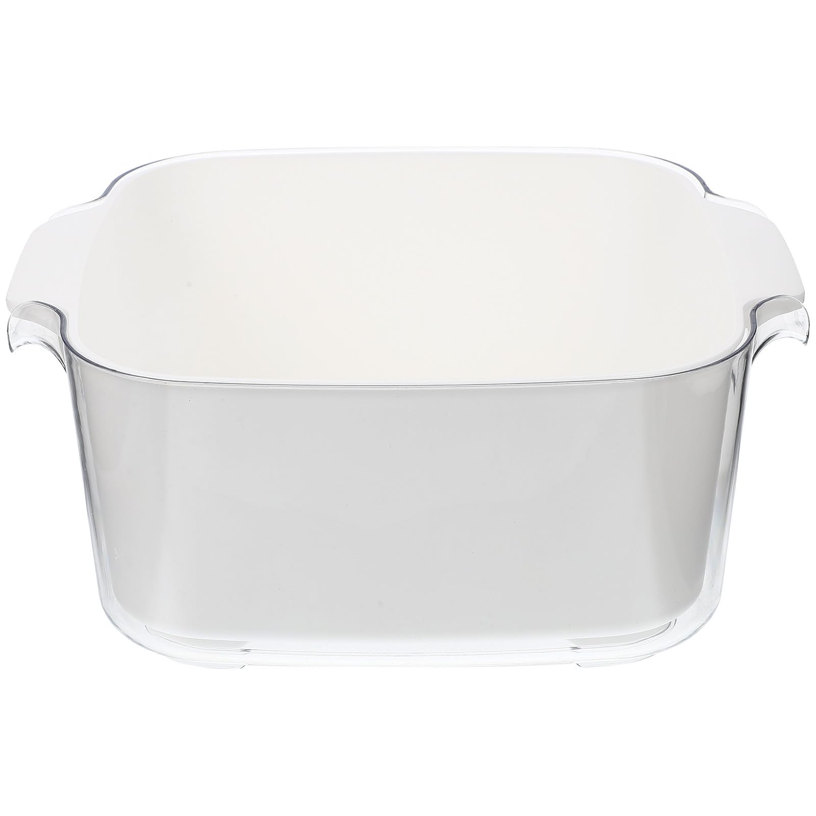 CALLARON Decorazioni Scuola Cestello di Drenaggio Multifunzionale in Plastico Bianco Doppio Scolapasta Resistente per Uso Quotidiano e Scolapasta per Verdure e Alimenti