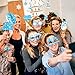 Snowflake Photo Booth Props 38 Pcs Frozen Party Decorations Winter Wonderland Party Favor for Holiday Party Christmas Party Supplies