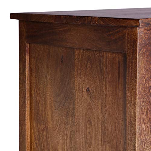 Image of Solid Sheesham Wood Wooden Chest of Drawers with 8 Drawer Storage | Multipurpose Storage Cabinet Rack for Bedroom Home Living Room (Honey Finish)