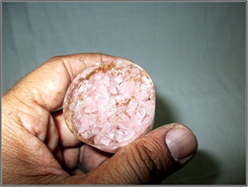 Energized Rose Quartz Orgone Tower Buster Piezo Electric Emf Protection Generator Frequency Ions Tested Cloud Chem Buster #TOP7