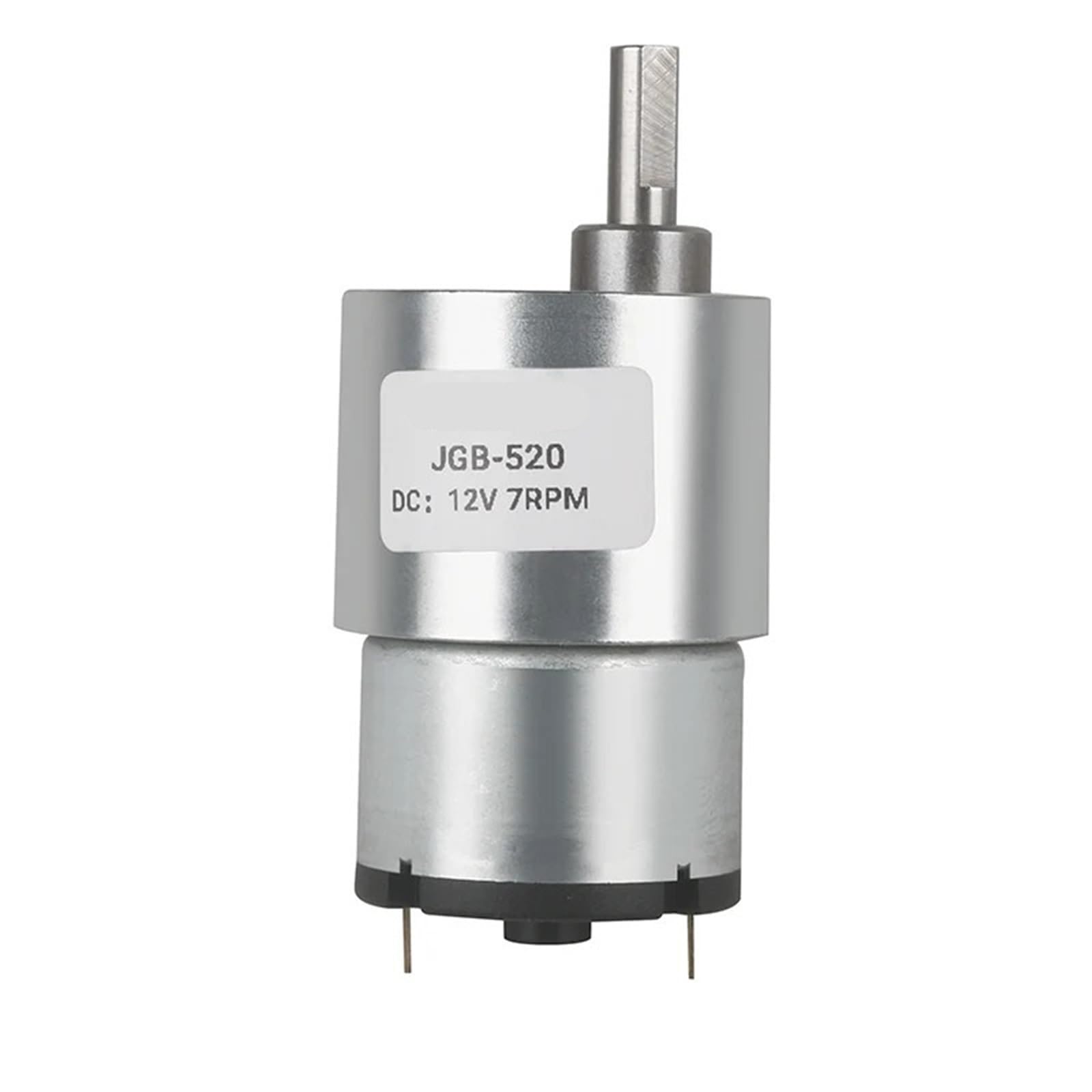 Micro Motoriduttore DC Motore elettrico con riduttore DC 6V/12V/24V 7RPM a 960RPM reversibile ad alta coppia JGB37-520(320,6V)