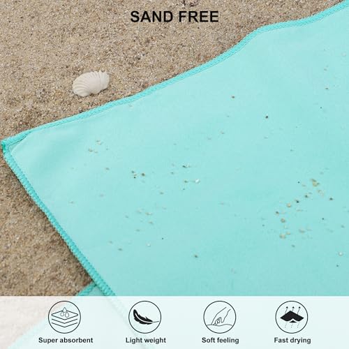 Rainleaf Microfiber Towel Perfect Travel & Gym & Camping Towel. Quick Dry - Super Absorbent - Ultra Compact - Lightweight. Suitable for Trip, Beach, Shower, Backpacking, Pool image 4