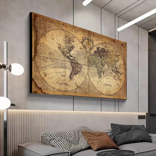 Impression sur toile HD au rendu peinture à l'huile vintage pour une décoration raffinée