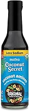 Coconut Secret Coconut Aminos - 8 fl oz - Low Sodium Soy Sauce Alternative, Low-Glycemic - Organic, Vegan, Non-GMO, Gluten-Free, Kosher - Keto, Paleo, Whole 30 - 48 Servings