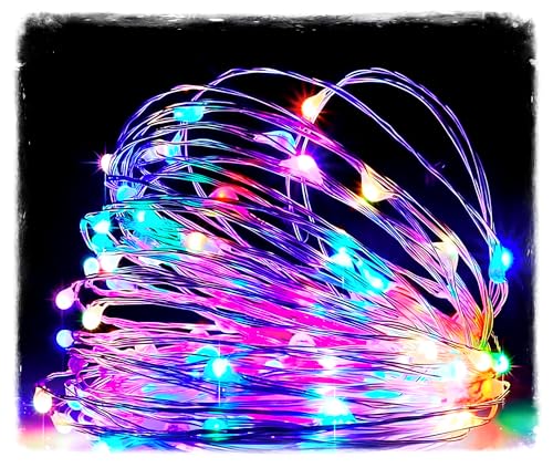 Fio De Fada 100 Lâmpadas Led Cordão Luz Colorida 10 Metros
