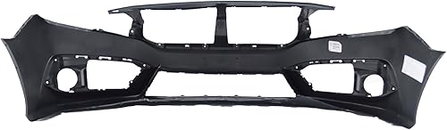 Miniatura 5 de FitParts Compatible with Front Bumper Cover Fascia 2016-2018 Honda Civic DX EX LX Sedan Coupe. New Primed Without Sensor Holes, With Fog Light