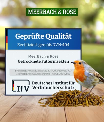 Soldatenfliegenlarven getrocknet 2kg (entspricht 13 Litern) PROTEINREICH