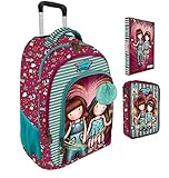 Tamaño del estuche: 5 cm de alto x 22 cm de largo x 18 cm de ancho. Contenido: 18 rotuladores personalizados Gorjuss 18 lápices de colores Santoro Gorjuss 1 goma 1 lápiz 3 bolígrafos: 1 azul, 1 rojo y 1 negro 1 regla 1 cuadrícula 1 transportador 180°. Diario escolar Gorjuss London Santoro estándar 14 x 18 cm sirena mar 2019/2020, tapa dura plastificada, cuadros de 5 mm. Tamaño: 14 x 18 x 2 cm. Elige el diario enviando un mensaje en caso contrario enviaremos un diario aleatorio.