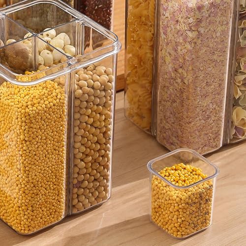 Rice Container - Sealed, 2400/3000ml | Grain, Airtight, Dispenser, Storage – vue 7