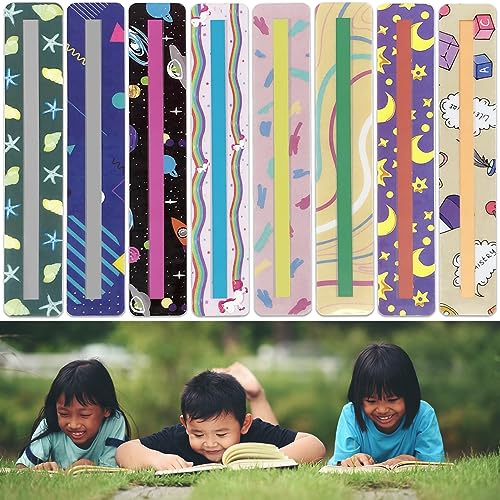 Totiyea 16 Pieces Colored Reading Strips For Dyslexia, Cute Dyslexia Reading Overlays For Early Readers, Dyslexia Tools #TOP7