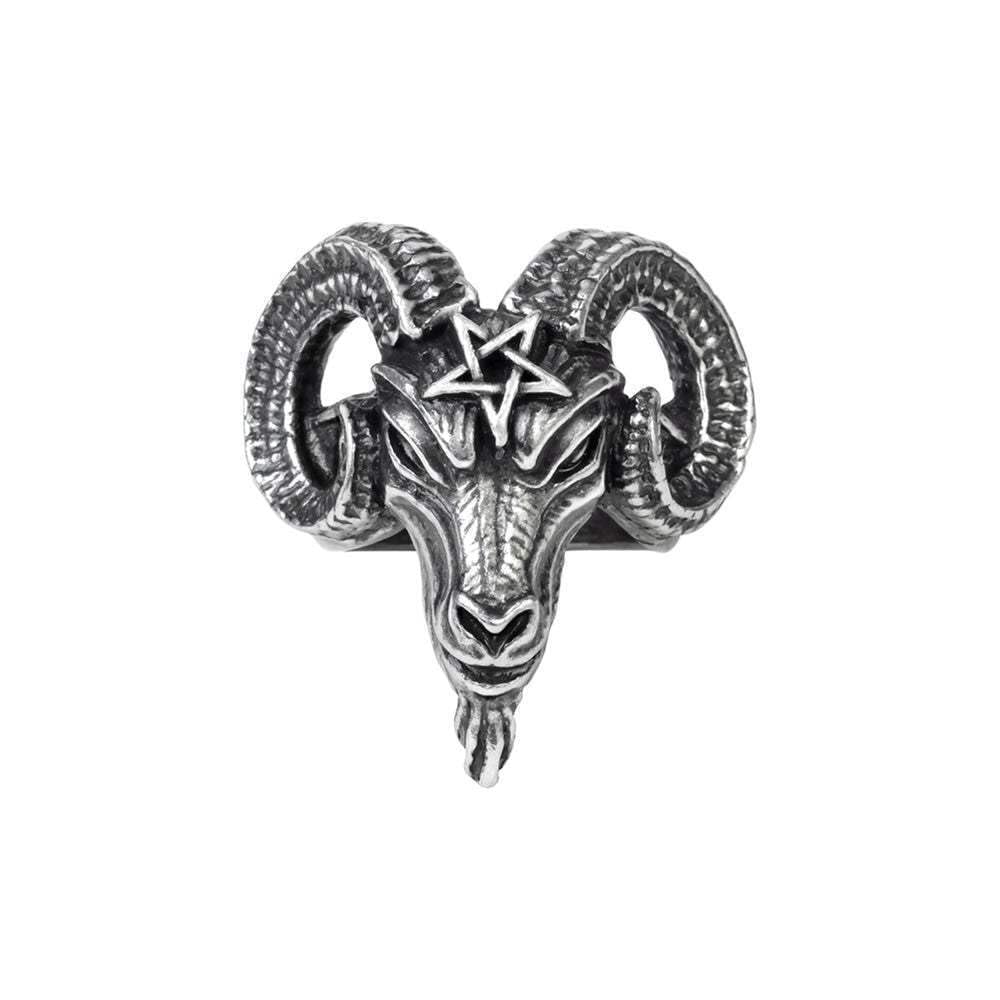 Alchemy Gothic Baphomet Unisex Ring Standard