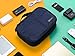 BAGSMART Electronics Travel Organizer Bag for Adaptors, Chargers, iPhone, ipad air, ipad Mini, 9.7'' Ipad Pro, Kindle, Blue