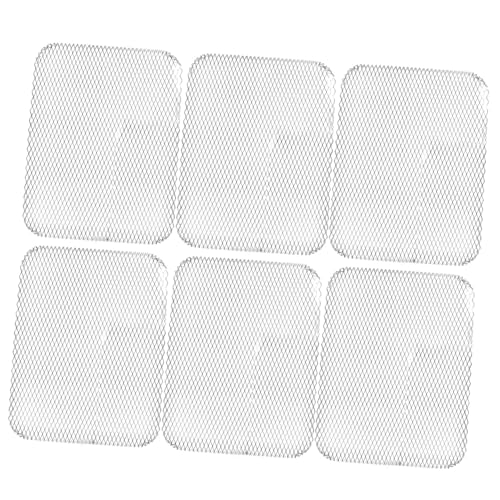 BESPORTBLE 10 Pezzi Rete in Alluminio Rettangolare Per Barbecue Griglia Usa e Getta Rivestimento Per Barbecue Accessori Per Cucina All'aperto e Campeggio