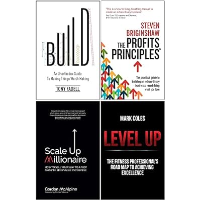 Build, The Profits Principles, Scale Up Millionaire, Level Up 4 Books Collection Set