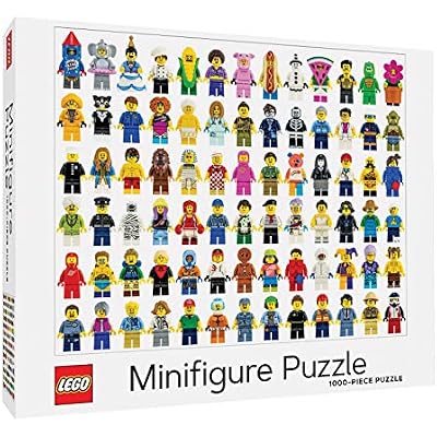 أحجية الصور المقطوعة LEGO Minifigure المكونة من 1000 قطعة