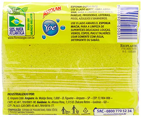 Ypê Esponja Multiuso Assolan Pertuto