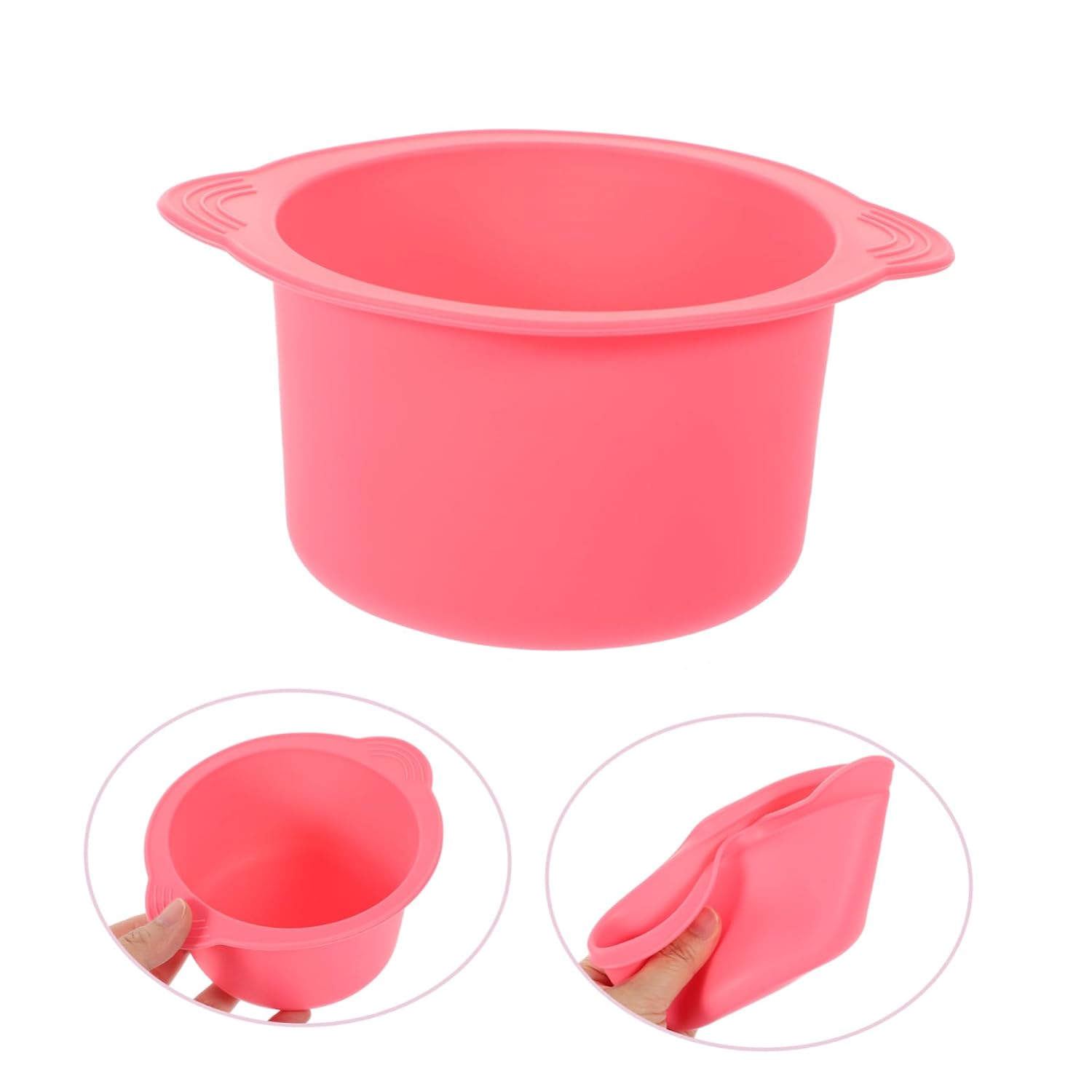 WOONEKY 2pcs Hair Removal Wax Warmer Bowl Silicone Wax Warmer Pot Liner Replacement