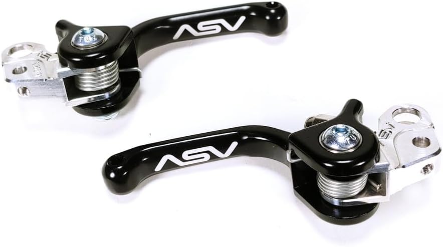 ASV F3 Series Unbreakable Front and Rear Brake Levers for Yamaha PW50 (2004-2024) (Orange) - RFF30303-o
