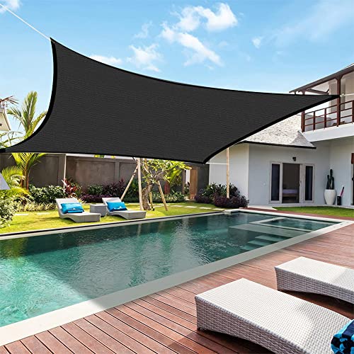 Image of winemana 50% Black Shade Cloth, 10 x 12 FT Durable Mesh Tarp with Grommets, Garden Sunblock Shade Cloth Shading Antifreezing for Plants Cover, Greenhouse, Barns Kennel, Patio, Tomatoes