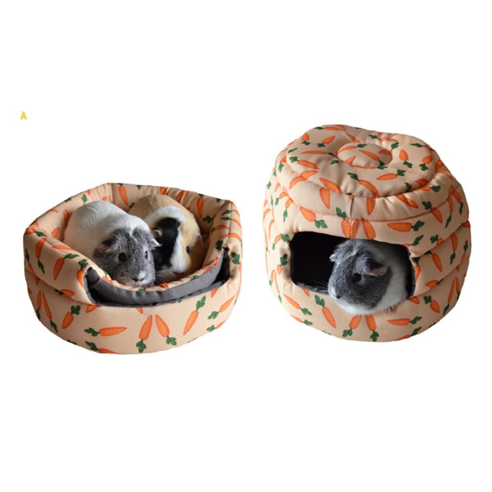 Rosewood 19613 Snuggles 2 In 1 Karotten-Bienenkorb Kuschelbett Für Kaninchen, Meerschweinchen, Frettchen Und Ratten