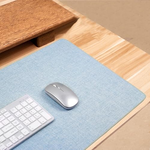 Grand tapis de souris 80x40cm bleu étanche pour accessoires de bureau