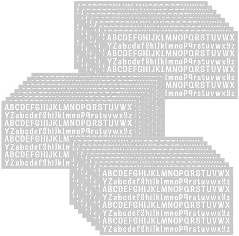 Amazon.com: NATZERAT 4160 Pieces 20 Sheets0.5 inch Small Letter ...