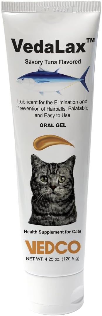 3 Pack Tuna Flavored Hairball Preparation for Dogs and Cats, 3 oz. Each
