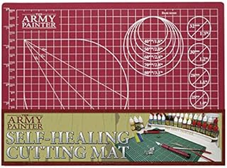 The Army Painter | Self-Healing Cutting Mat | Double Sided PVC Non-Slip Mat | 3-Ply Gridded Miniature and Model Cutting Board, A4 | Tabletop Roleplaying, Boardgames, and Wargames Miniature Modelling