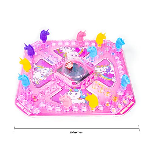 Image of RATNA's Unicorn Bubble Trouble Board Game Dice Roller For Kids 4 Years +|Pack Of 1, Multicolor