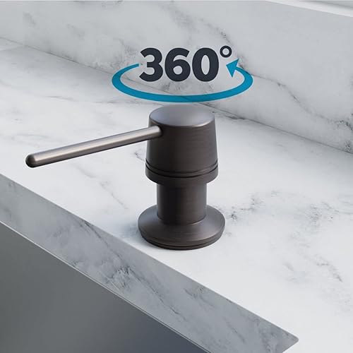 Dowell 6011 05 04 - Cepillo dispensador de jabón de níquel, accesorios de cocina