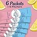Crystal Light Drink Mix, 6 Pitcher Packets, for Flavorful Hydration and Shareable Refreshment, Pink Lemonade, natural flavor with other natural flavor, Zero Sugar, Low Calorie, 2.9 oz