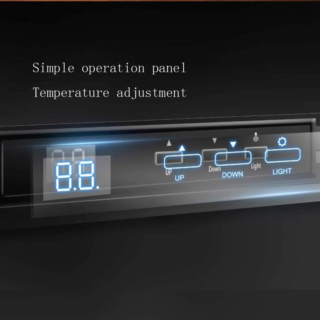 Wine Cooler Refrigerator - White Red Wine Countertop Wine Cooler Refrigerator - Freestanding -Touch Button-LED Display 12 Bottle Wine Cooler