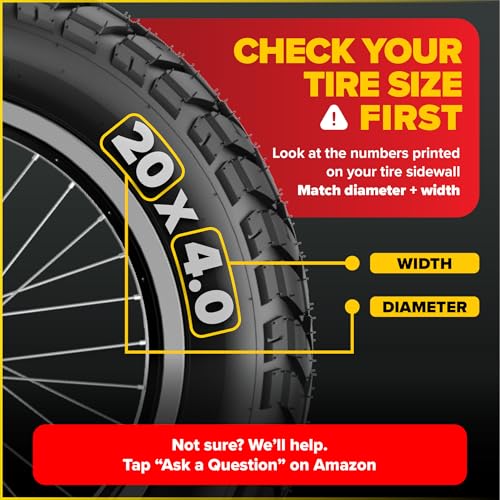 Ultraverse 20 x 4.0 Inner Tube Set with Schrader Valve - Ideal for Mountain Bikes & E-Bikes with 20-Inch Fat Tires - Durable & Reliable Performance- 2 Pack with Tyre Levers by Ultraverse - Image 2