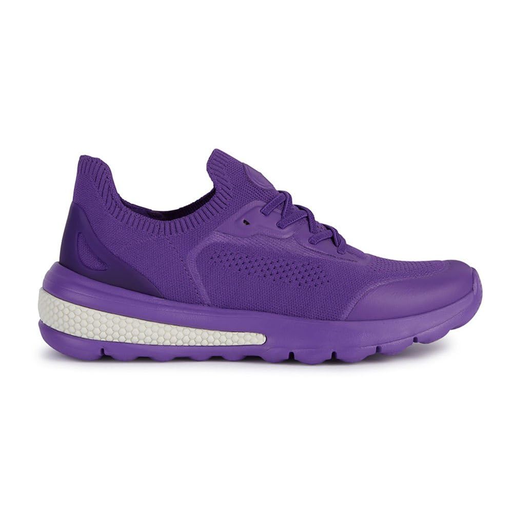Geox Girls' D Spherica Actif Trainers, Purple, 41 EU