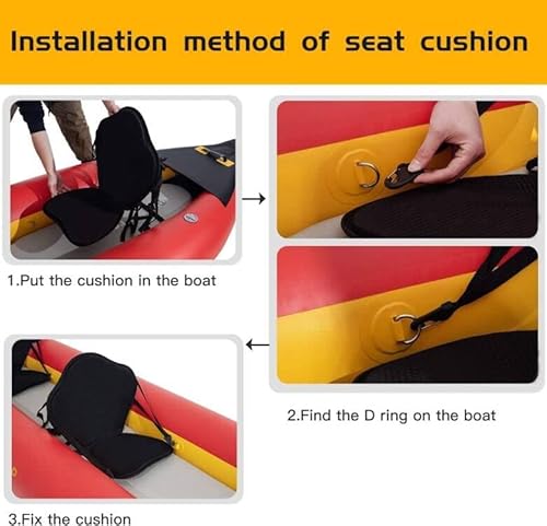 Freein Kayak|Emergency Boat| 1-2 Person Professional Series Lightweight Inflatable Kayak Sit-In Kayak Set With Paddle | Seat | Fin | High Output Air Pump | Carry Bag 10'6"&12'6"… #TOP4