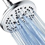 High Pressure 6-inch / 6-Setting Premium Rain Shower Head by AquaDance for the Ultimate Shower Spa Experience! Officially Independently Tested to Meet Strict US Quality & Performance Standards!