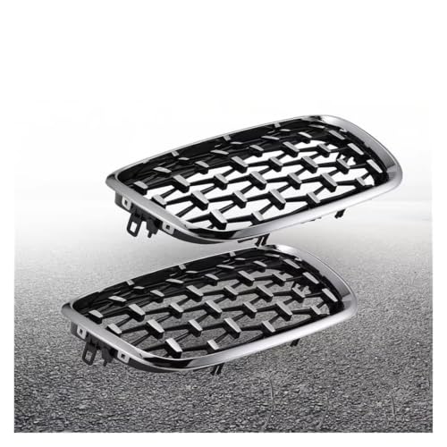 Parrilla delantera plateada de reemplazo central para los modelos X5 E70 y X6 E71 3