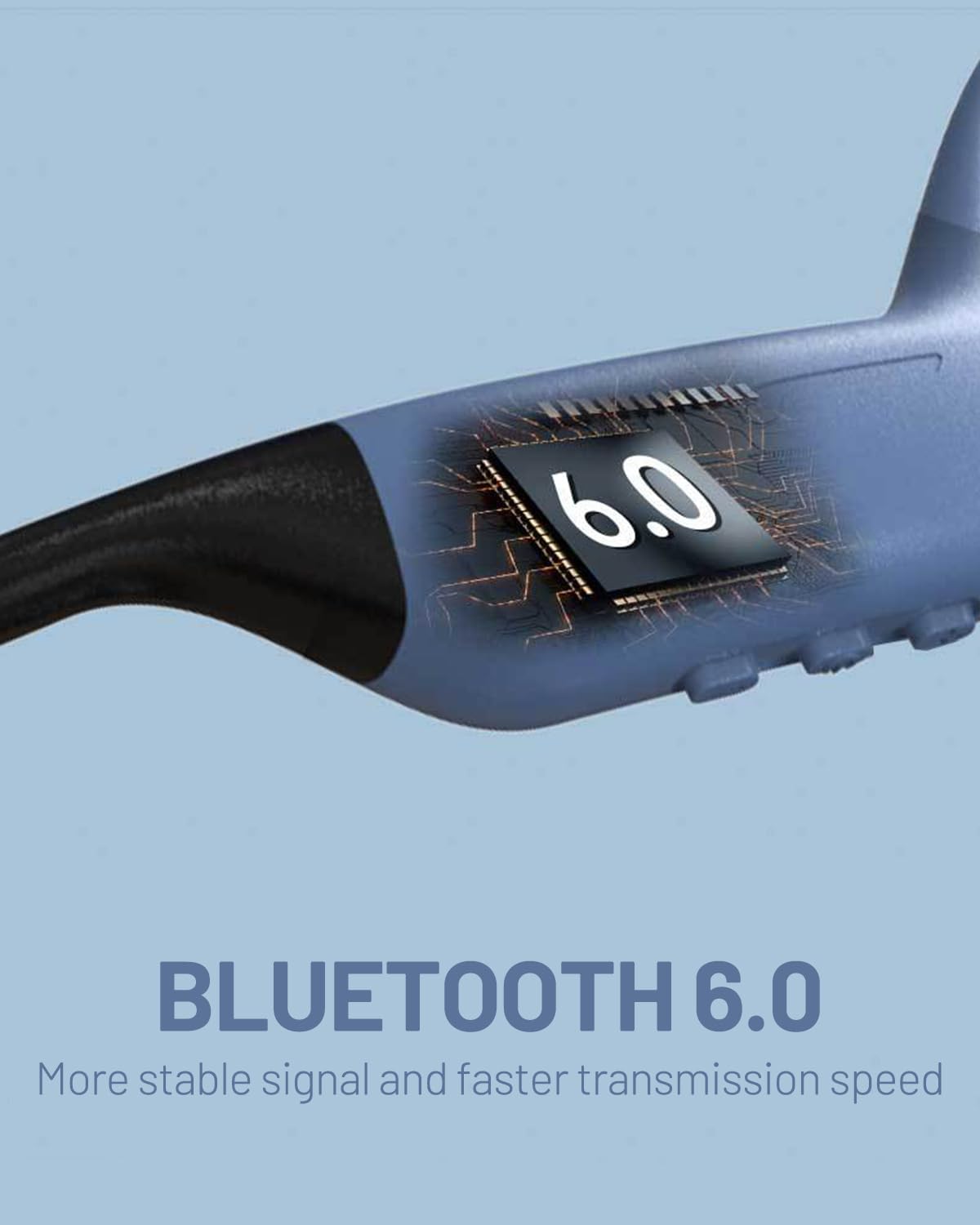 Słuchawki z przewodnictwem kostnym, wodoszczelność IPX8, z pamięcią 32G, Bluetooth 6.0, otwarte ucho, sportowe słuchawki z mikrofonem, bezprzewodowe, do biegania, pływania, jazdy na rowerze, treningu