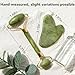 huefull Genuine Jade Roller & Gua Sha Set for Face, Cooling & Firming Effect, Sculpting Tool for Jawline & Skin Care, Self-Care Gift for Women & Men
