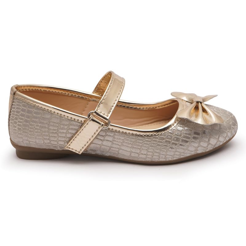 Image of BALLERINAS Kids - Footwear For Girls Comfortable Casual & Function | PU - Material |Design - BG5112| Closure- Velcro