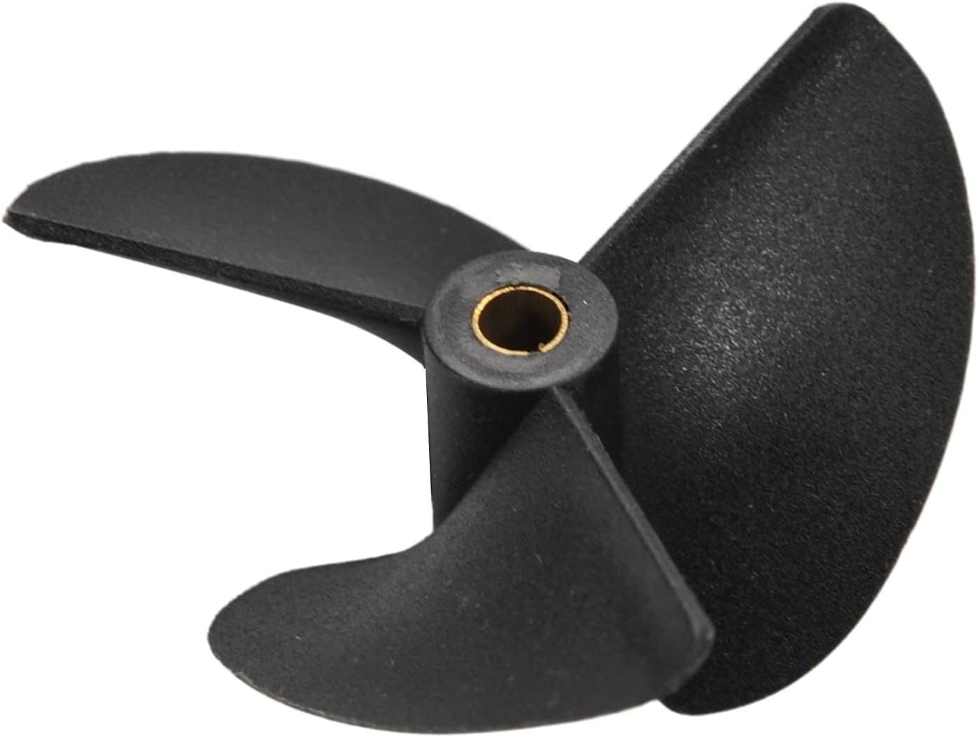 Heyiarbeit RC Boat Propeller 3 Blades Propeller Hole 4mm Diameter 32mm Plastic CCW for RC Boat Model Boat Black