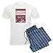 CafePress Transformers Conserve Energon Pyjama - Bleu - Large