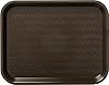 Carlisle FoodService Products CT121669 Café Standard Cafeteria / Fast Food Tray, 12" x 16", Chocolate #3