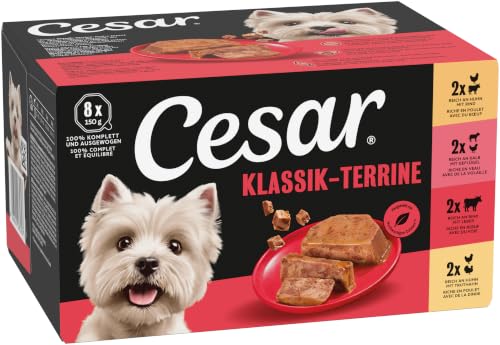 Cesar Hundefutter/Hochwertige Hundenahrung mit ausgesuchten Zutaten