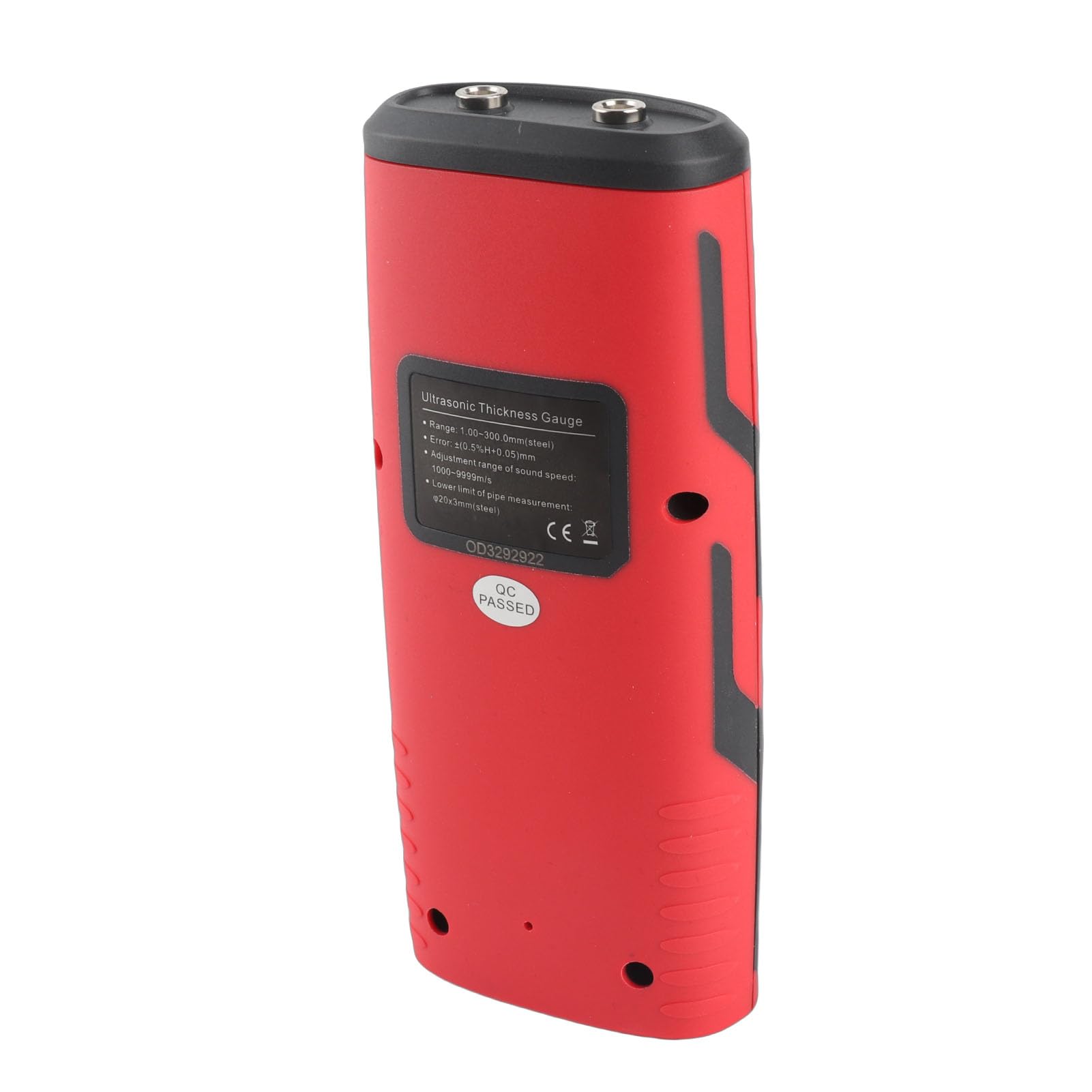 Medidor de Espesor Ultrasónico, 1 300 Mm Medidor de Espesor Digital Portátil Rango de Ajuste de Velocidad del Sonido 1000 9999 M S de de Metal con Bloque de Calibración Cable USB para Metal